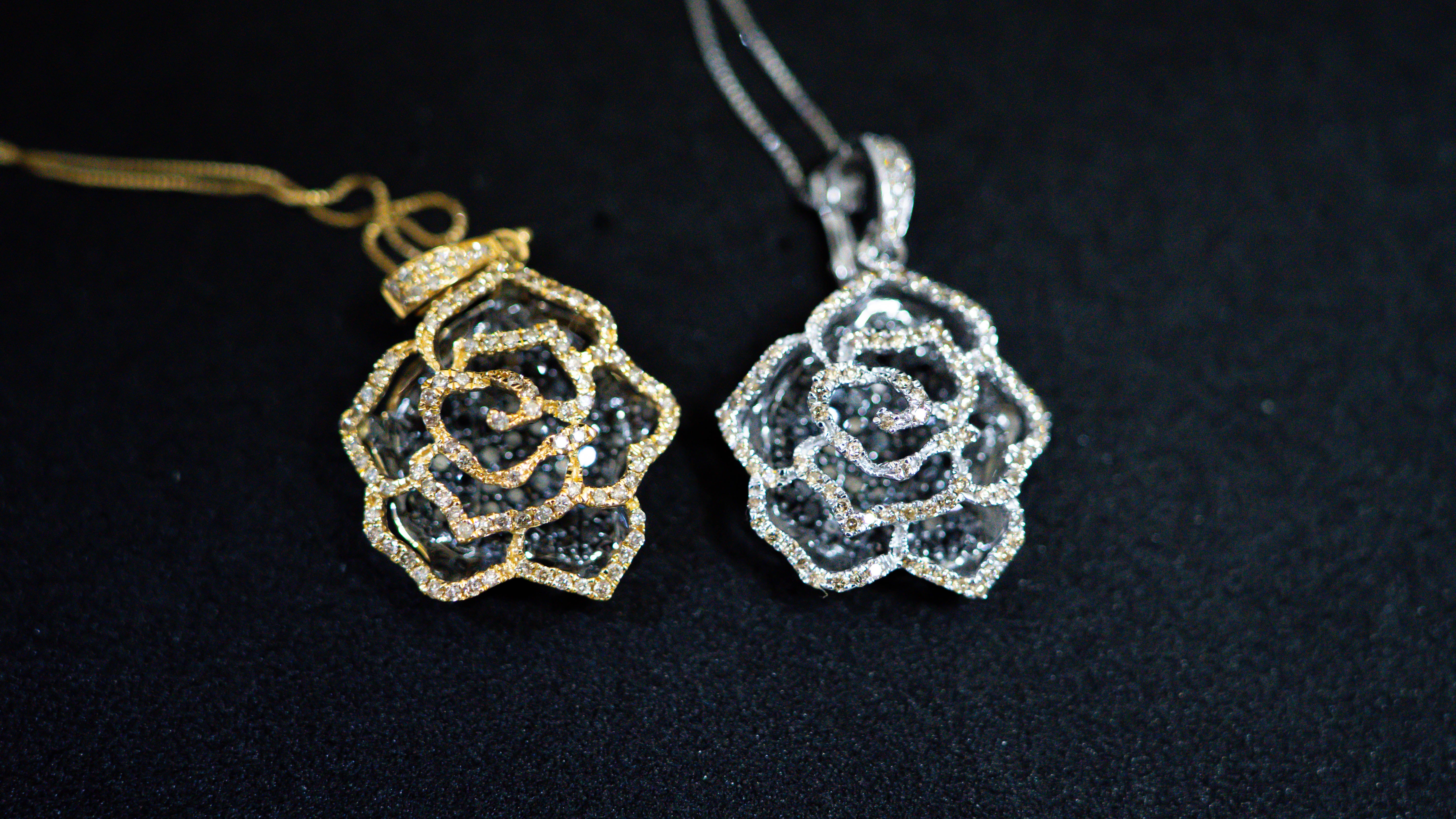 S-561 Diamond Necklace - Rose