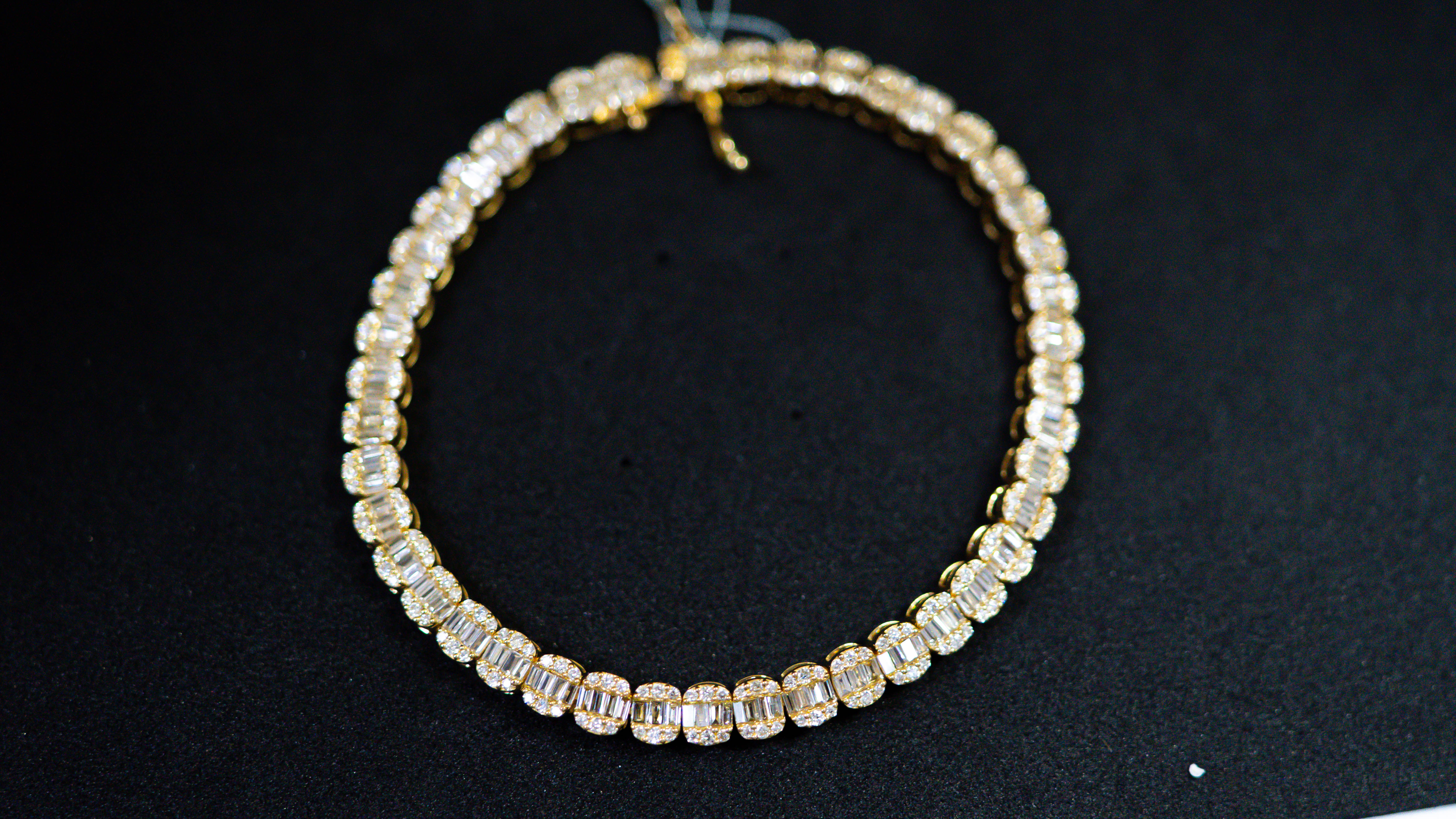 S-2549 Diamond Bracelet Baguette Cut