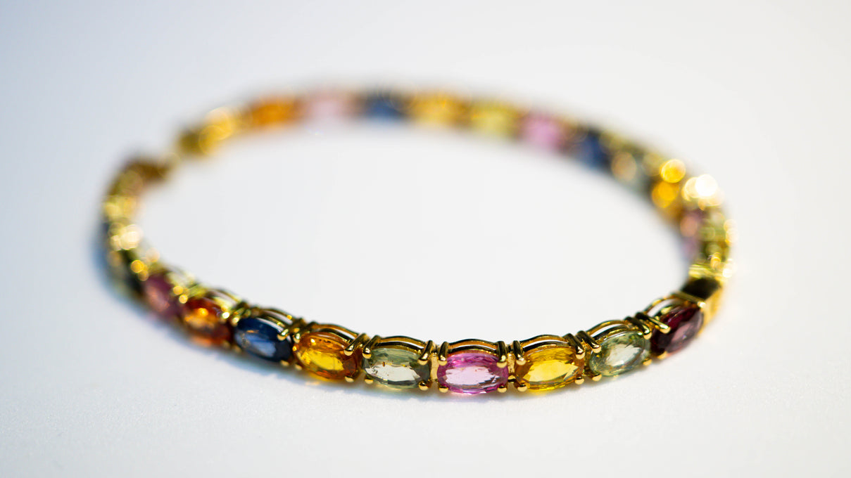 Rainbow Gemstone Bracelet